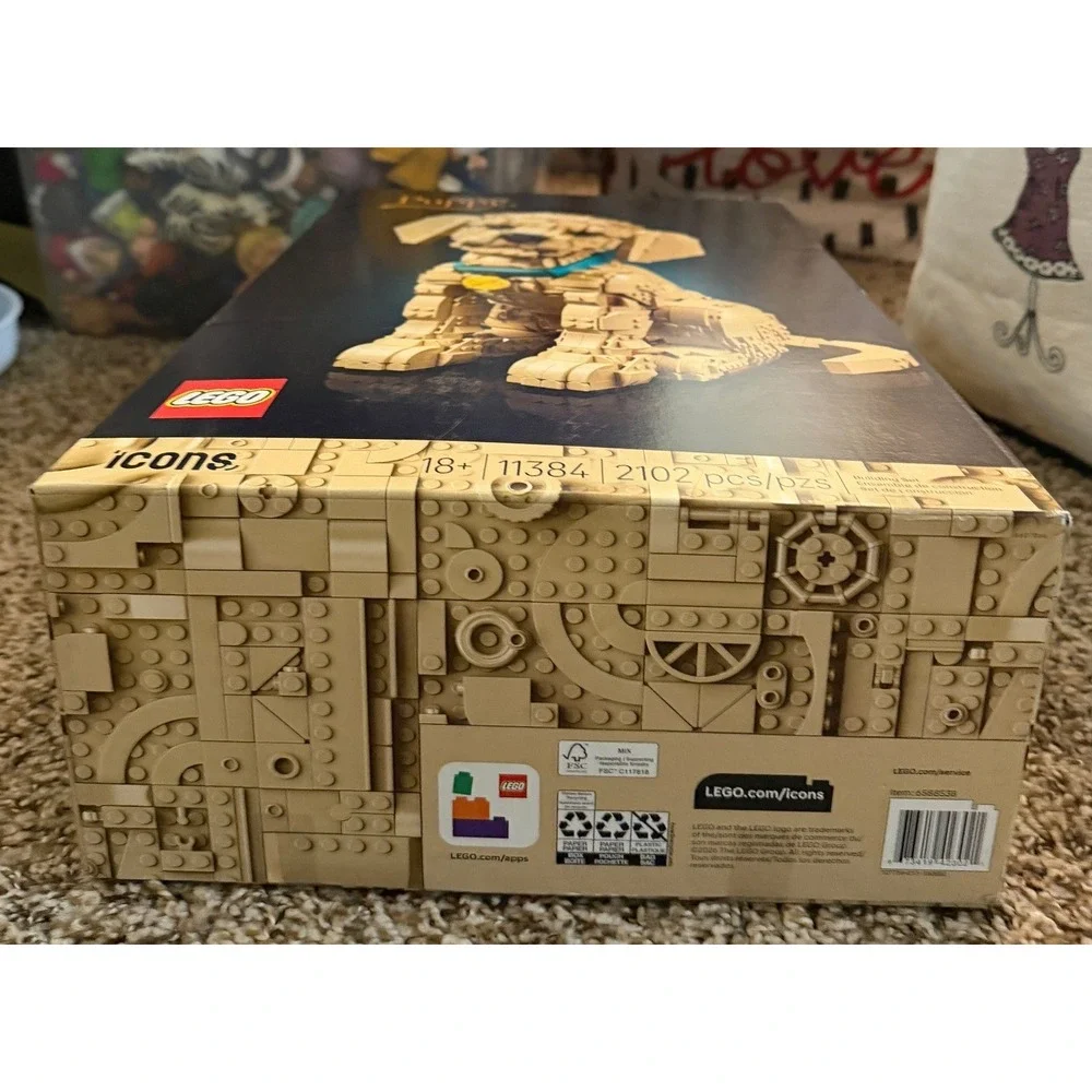 Lego-Icons-Golden Retriever Puppy Building Set (NWT) 11384